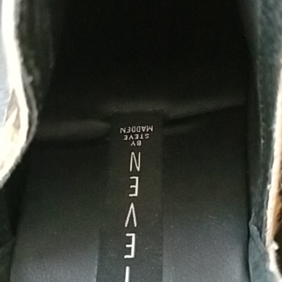 Steve Maden Leopard Fur Platform Shoes - Picture 11 of 16